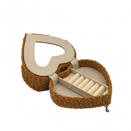 JOYERO MOSTAZA EN FORMA DE SOFA