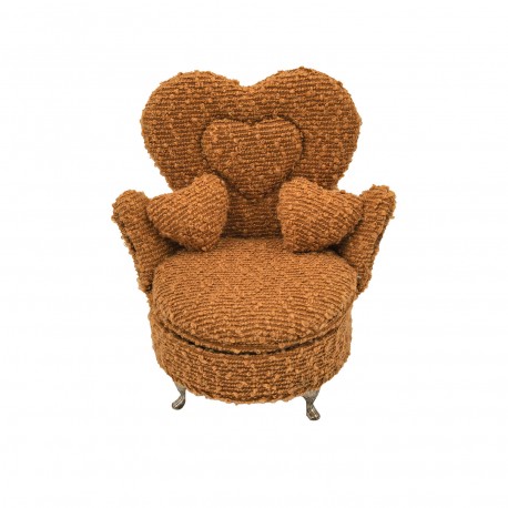 JOYERO MOSTAZA EN FORMA DE SILLON