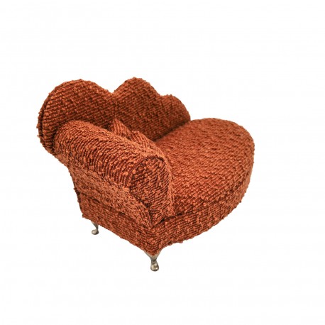 JOYERO ROJO EN FORMA DE CHAISE LONGUE