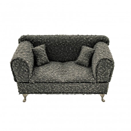 JOYERO GRIS OSCURO EN FORMA DE SOFA