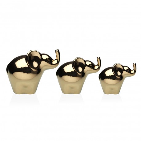 FIGURA DE CERAMICA ELEFANTE L