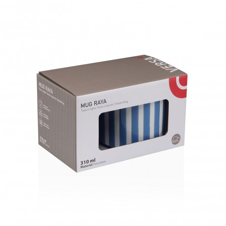 MUG RAYAS AZUL