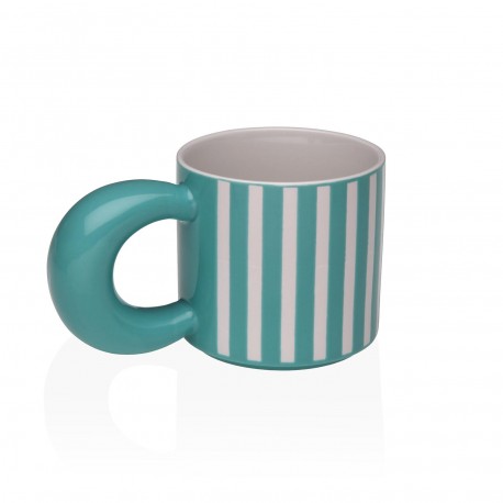 MUG RAYAS AGUAMARINA