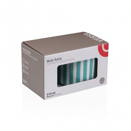 MUG RAYAS AGUAMARINA