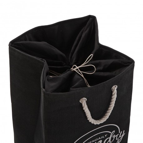 CESTO ROPA LAUNDRY NEGRO CESTO ROPA LAUNDRY NEGRO