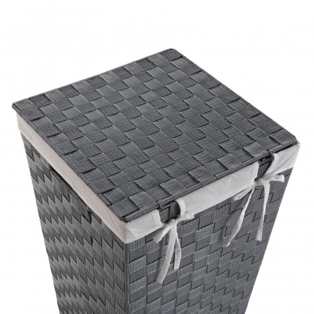 CESTO ROPA GRIS CLARO