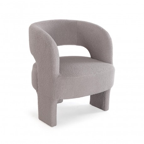SILLON NASSER DE BORREGUITO GRIS