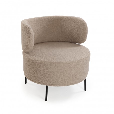 SILLON ERIE DE BORREGUITO BEIGE