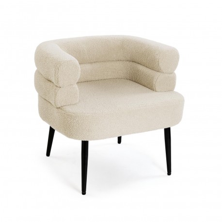 SILLON NEMI DE BORREGUITO BLANCO
