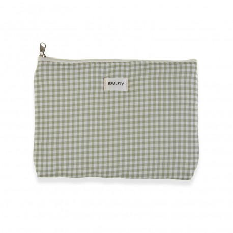 NECESER VICHY VERDE 27X19CM