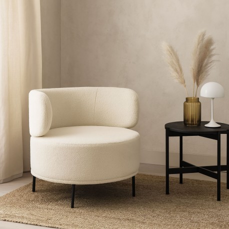 SILLON ERIE DE BORREGUITO BLANCO