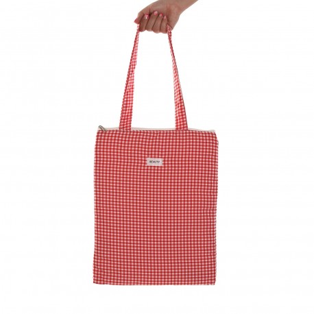BOLSO VICHY ROJO