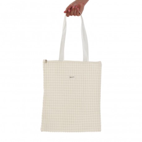 BOLSO CORDUROY BLANCO