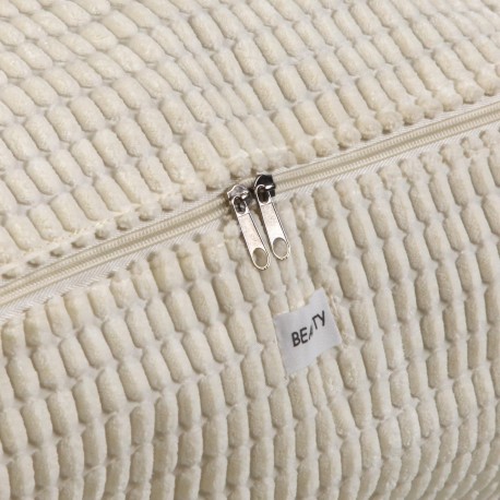 CAJA ALMACENAMIENTO CORDUROY BLANCO M