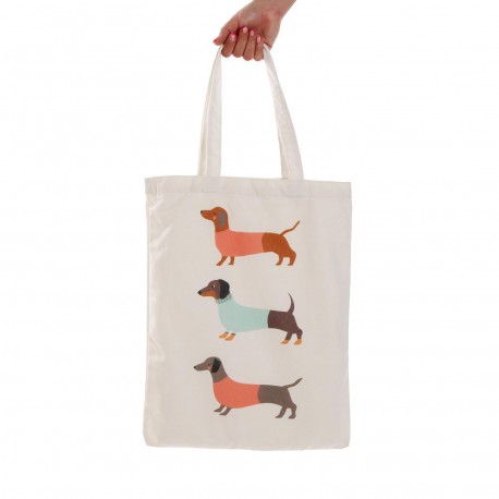 BOLSO COMPRA PERROS SALCHICHA