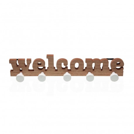 PERCHERO DE PARED 5 GANCHOS WELCOME