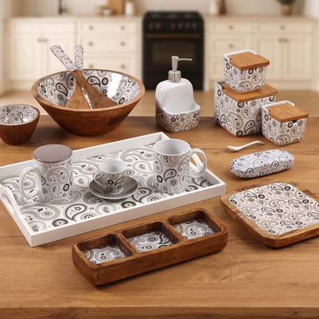 SET 6 TAZAS CAFE CON PLATO GLOB