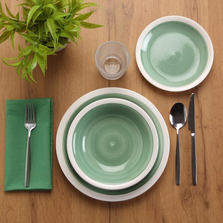 VAJILLA 18 PIEZAS LEGRAND VERDE VAJILLA 18 PIEZAS LEGRAND VERDE