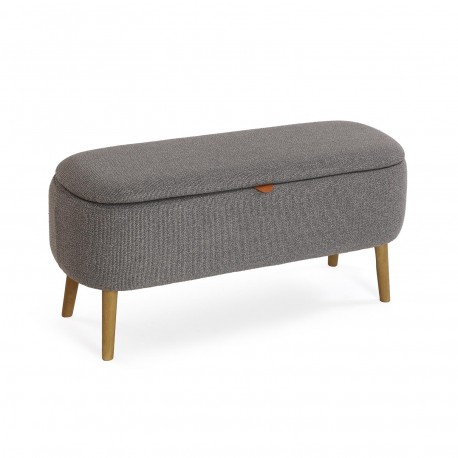 PIE DE CAMA MANIKO GRIS