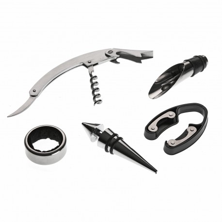 SET BOTELLA 5 UTENSILIOS GRAN RISERVA