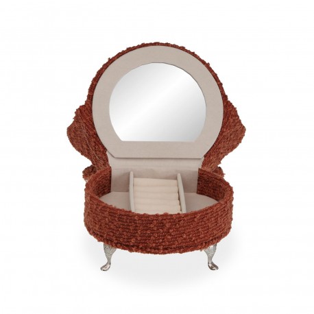 JOYERO ROJO EN FORMA DE SILLON