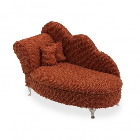 JOYERO ROJO EN FORMA DE CHAISE LONGUE