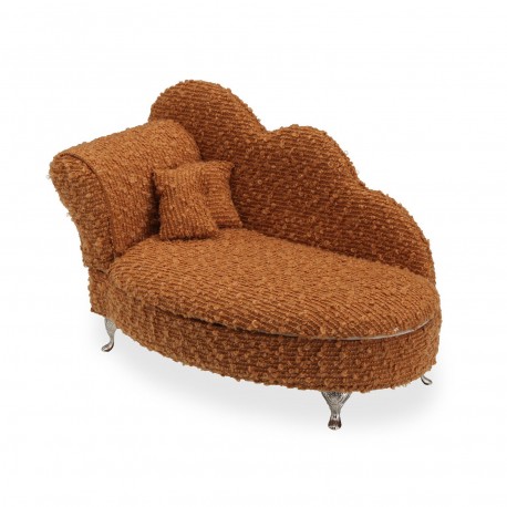 JOYERO MOSTAZA EN FORMA DE CHAISE LONGUE