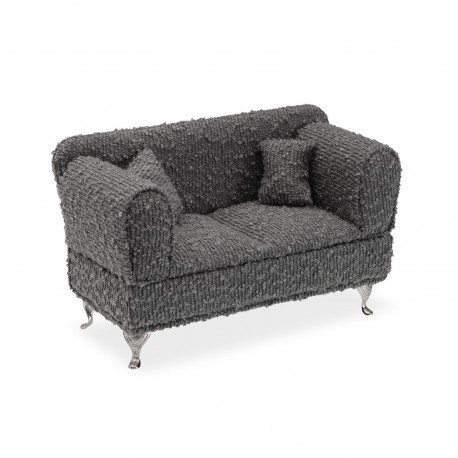 JOYERO GRIS OSCURO EN FORMA DE SOFA