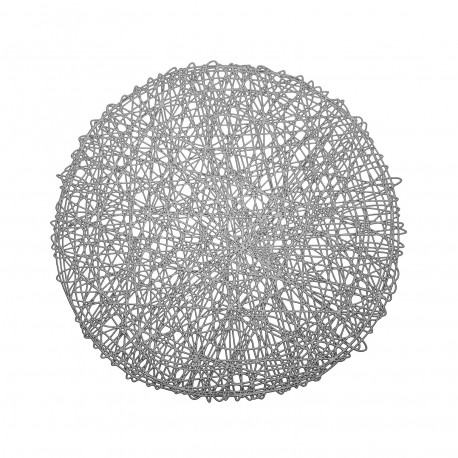 SALVAMANTEL REDONDO PLATEADO