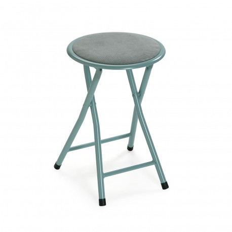TABURETE PLEGABLE TOD EN CORDUROY VERDE
