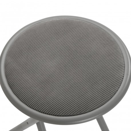 TABURETE PLEGABLE TOD EN CORDUROY GRIS OSCURO TABURETE PLEGABLE TOD EN CORDUROY GRIS OSCURO