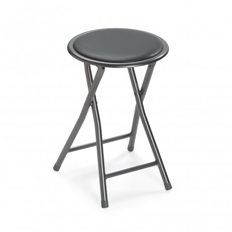 TABURETE PLEGABLE TOBY GRIS OSCURO TABURETE PLEGABLE TOBY GRIS OSCURO