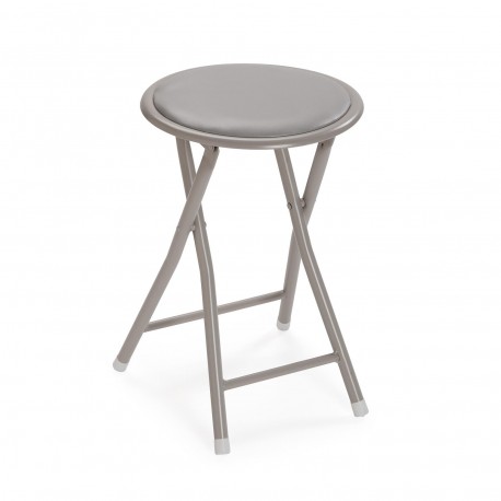 TABURETE PLEGABLE TOBY GRIS TABURETE PLEGABLE TOBY GRIS