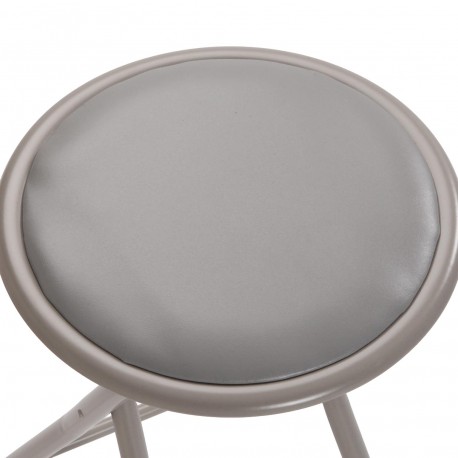 TABURETE PLEGABLE TOBY GRIS TABURETE PLEGABLE TOBY GRIS