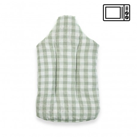 ALMOHADA TERMICA VICHY VERDE