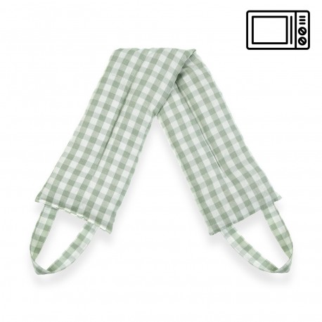 ALMOHADA TERMICA VICHY VERDE 61x12
