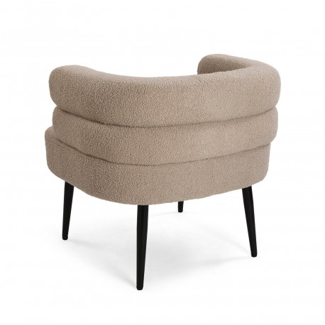 SILLON NEMI DE BORREGUITO BEIGE
