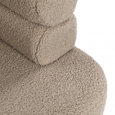 SILLON NEMI DE BORREGUITO BEIGE