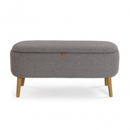 PIE DE CAMA MANIKO GRIS