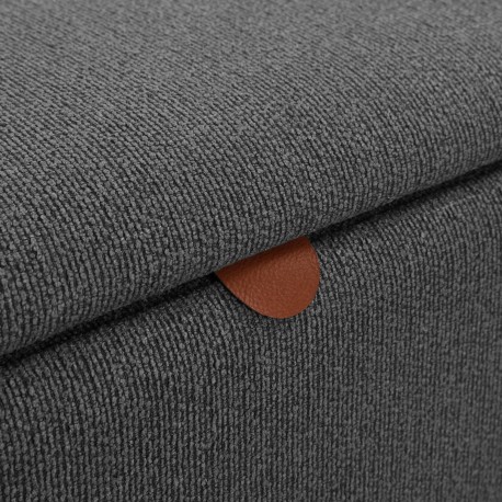 PIE DE CAMA MANIKO GRIS OSCURO