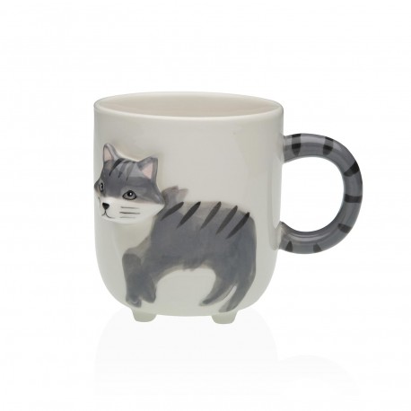 MUG GATO RELIEVE