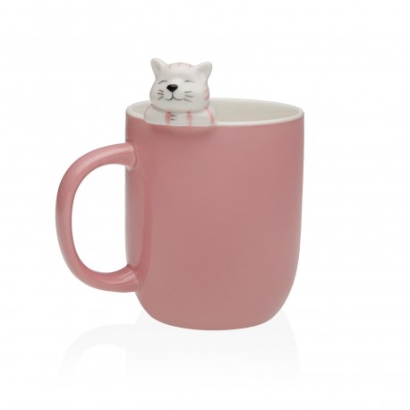 MUG GATO ROSA