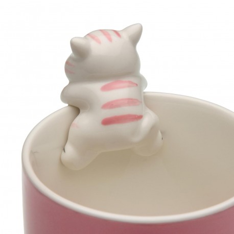 MUG GATO ROSA