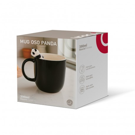 MUG OSO PANDA NEGRO