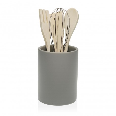 PORTAUTENSILIOS GRIS