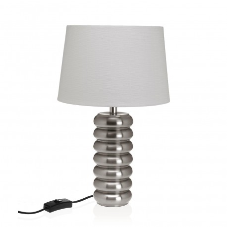 LAMPARA DE MESA TARKO PLATEADO