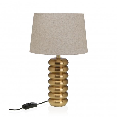 LAMPARA DE MESA TARKO DORADO LAMPARA DE MESA TARKO DORADO