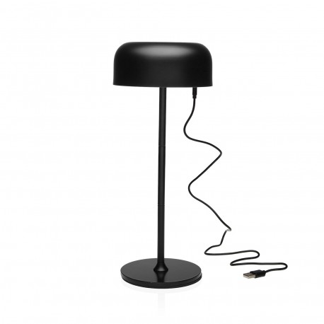 LAMPARA DE MESA ALWARA NEGRA LAMPARA DE MESA ALWARA NEGRA