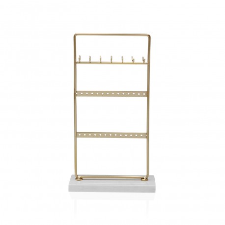 JOYERO METALICO DORADO CON BASE JOYERO METALICO DORADO CON BASE