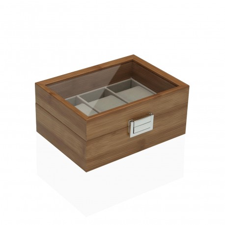 CAJA RELOJERO 3 COMPARTIMENTOS